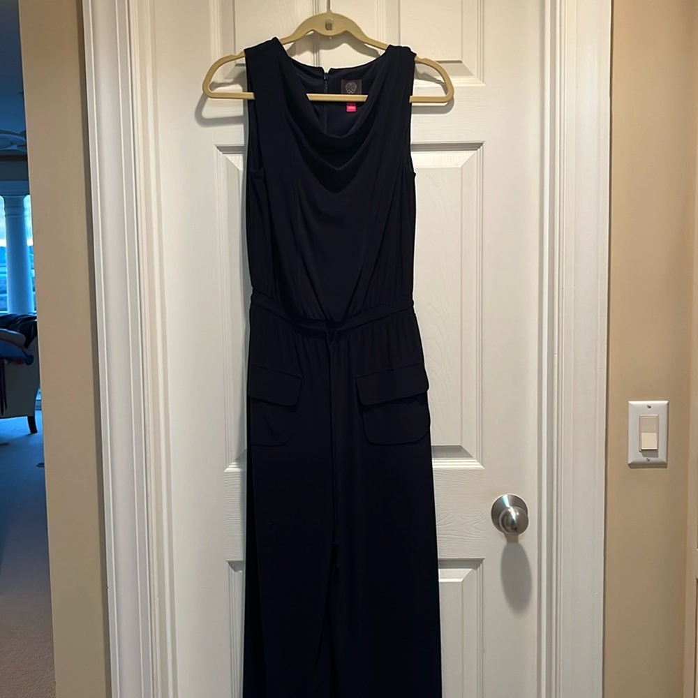 Vince Camuto Navy jump suit